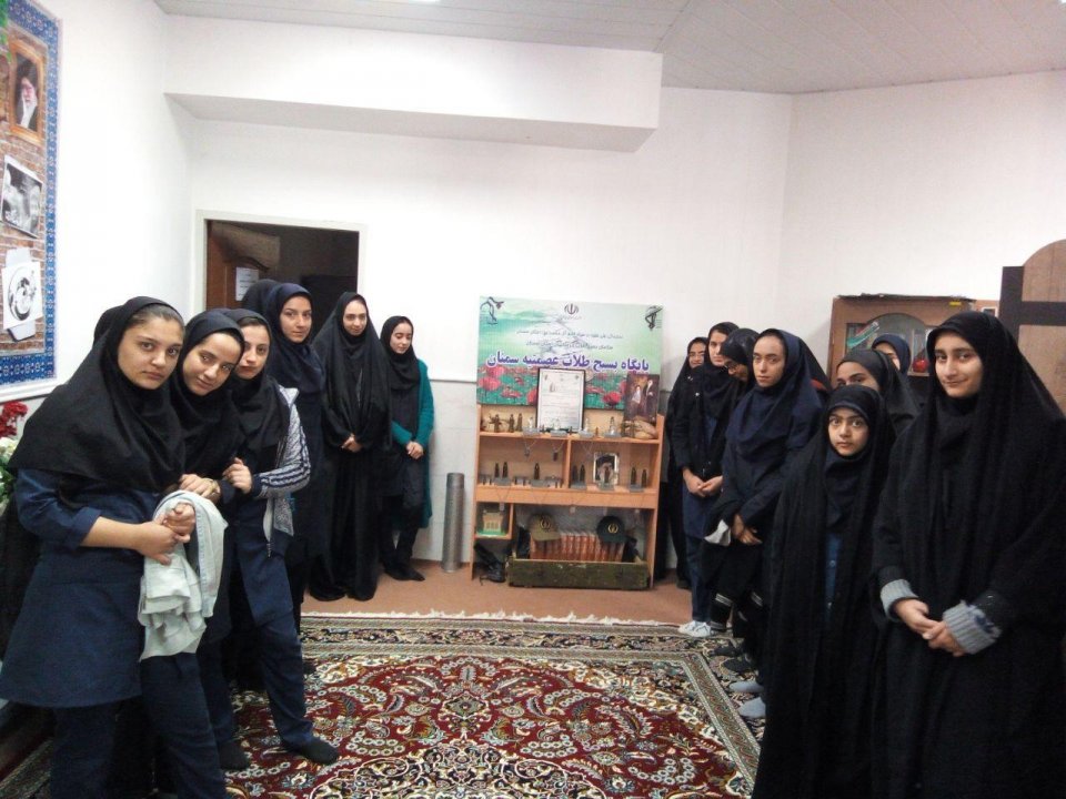 بازدید دبیرستان بنت الهدی از حوزه علمیه عصمتیه سمنان.